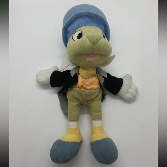 Vintage Mattel by Star Bean Disney Pinocchio Jiminy Cricket Plush Soft Toy - Picture 3 of 13